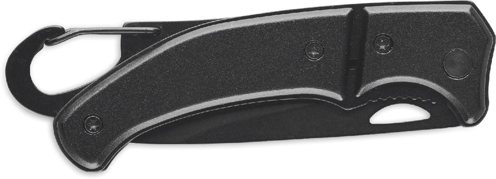 Couteau pliable aluminium mousqueton personnalisé FIFE, côté 2