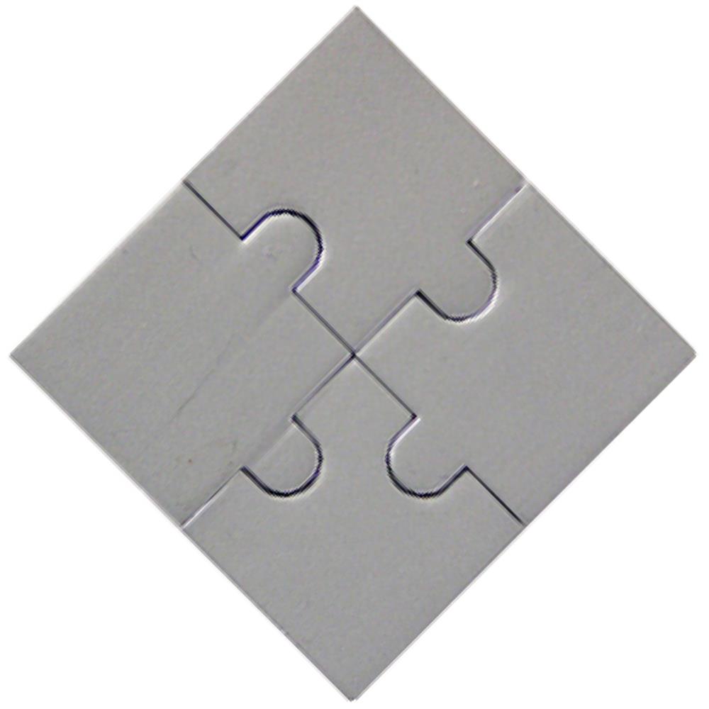Puzzle 3D magnétique en métal personnalisé KUBZLE, puzzle devant