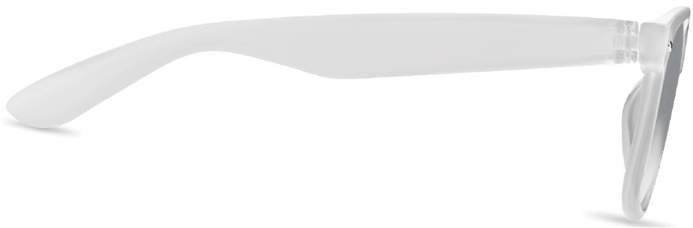 Lunettes de soleil RPET personnalisées MACUSA, pied droite