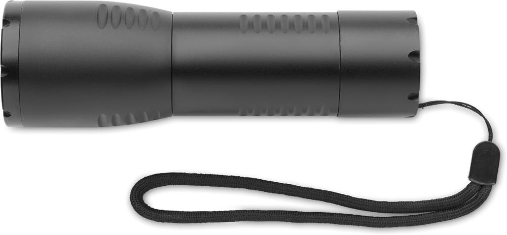 Lampe torche LED zoom aluminium personnalisée ENTA, côté 1