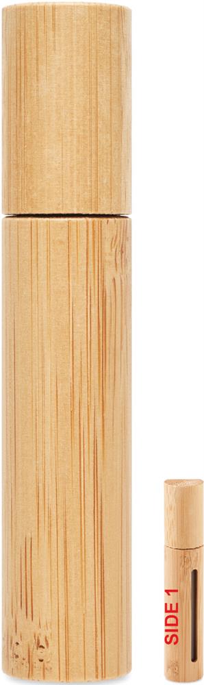 Atomiseur parfum bambou 10 ml personnalisé MIZER, côté 1