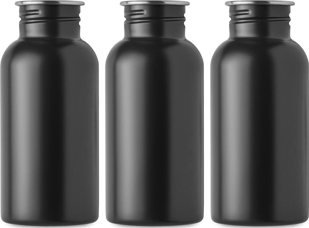 Bouteille inox recyclé 500 ml personnalisée FLORENCE SING, tour complet (impression numérique 360)