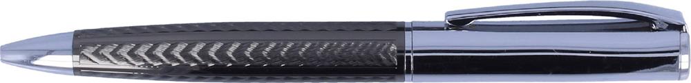 Parure stylo bille et roller personnalisée DERRICK, ballpen droite