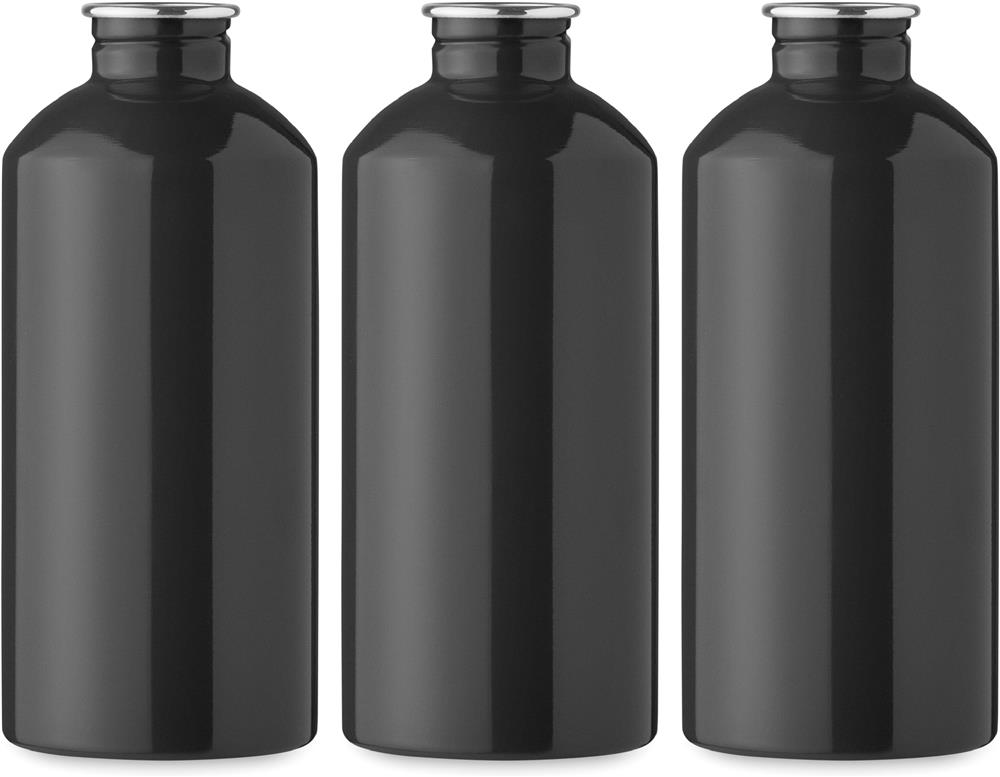 Bouteille inox recyclé 500 ml personnalisée REMID MOSS, tour complet (impression numérique 360)