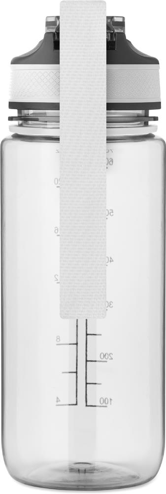 Bouteille de sport RPET 700 ml personnalisée ENKEL, milieu sangle
