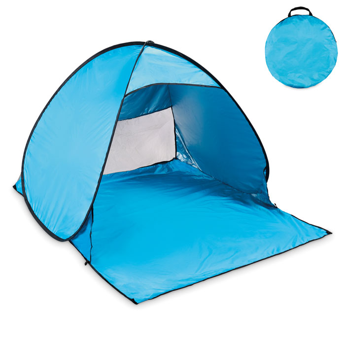 Tente de plage polyester 190T personnalisée SHADE, Turquoise
