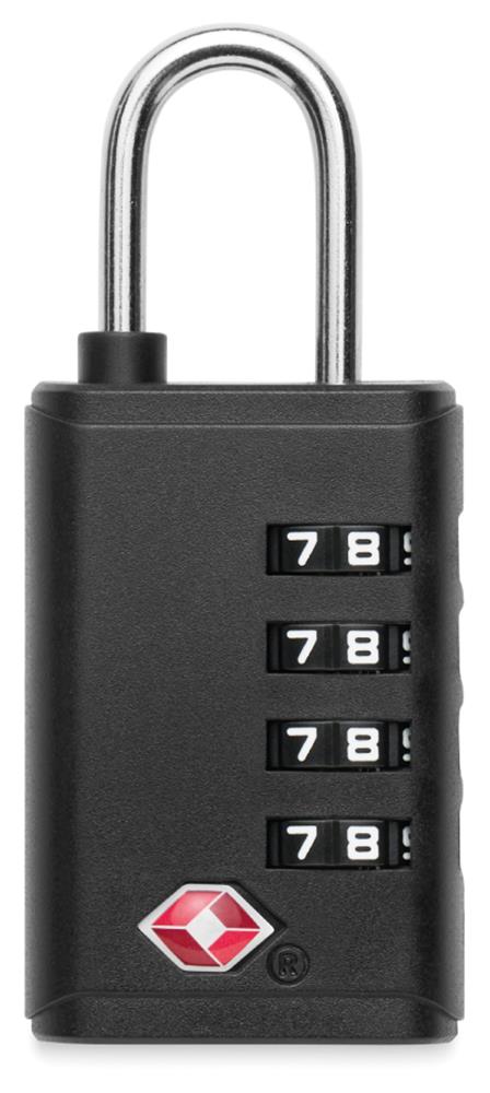 Cadenas TSA à code 4 chiffres personnalisé LOCK, côté 2
