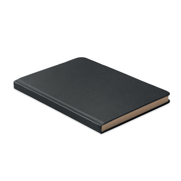 Carnet A5 fibre de canne à sucre personnalisé SUGAR, Noir