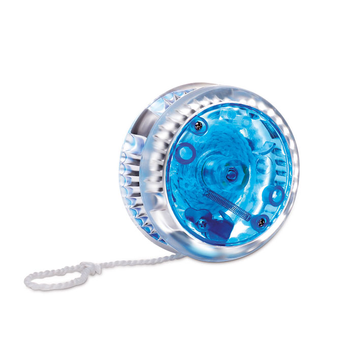 Yo-yo lumineux clignotant personnalisé FLASHYO, Bleu