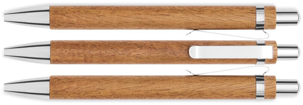 Stylo bille bois d'acacia personnalisé JAKARTA, tour complet