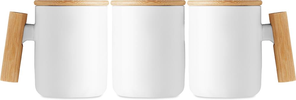 Mug porcelaine 380 ml personnalisé MAJEST, tour complet
