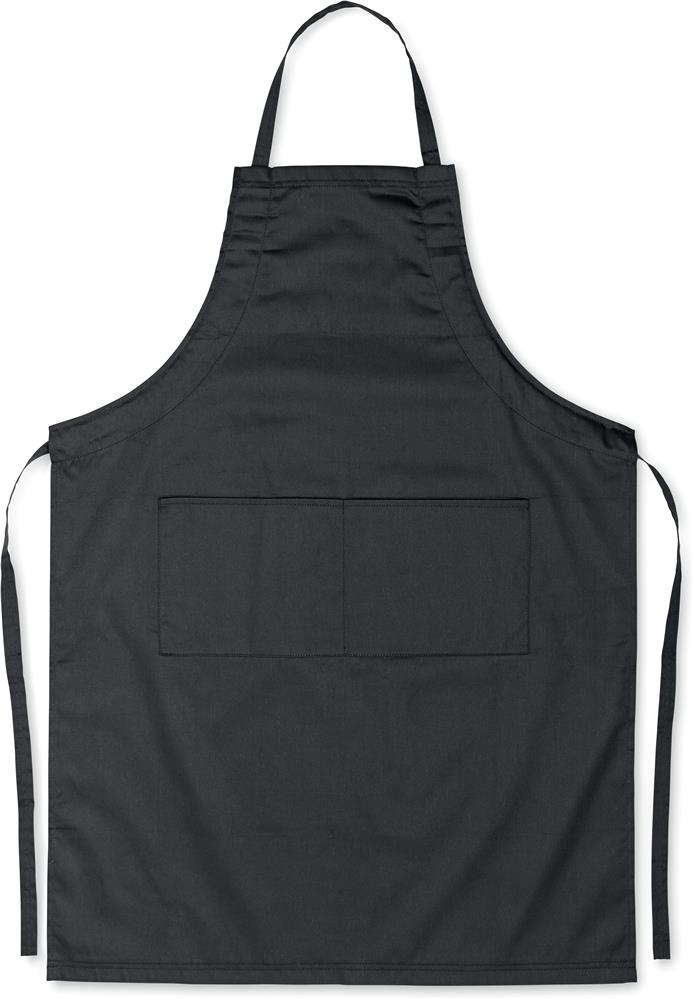 Tablier réglable 190 g/m² personnalisé FITTED KITAB GRANADA, devant poche gauche