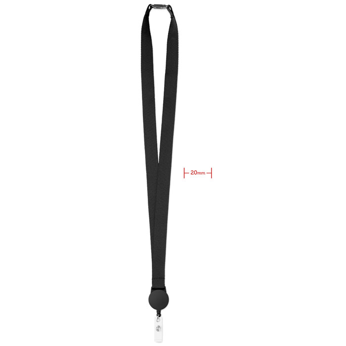 Lanyard avec enrouleur de badge personnalisé ZIP LANYARD