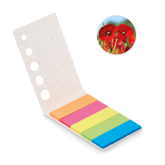 Notes adhésives papier à planter personnalisées MEMO SEED
