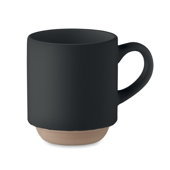 Tasse céramique empilable 170 ml personnalisée CERACK, Noir