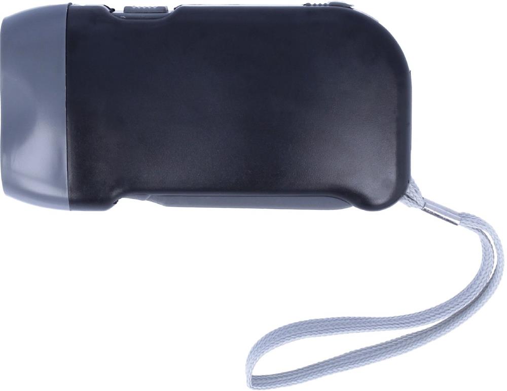 Lampe dynamo 2 LED personnalisée ROBIN, dessus