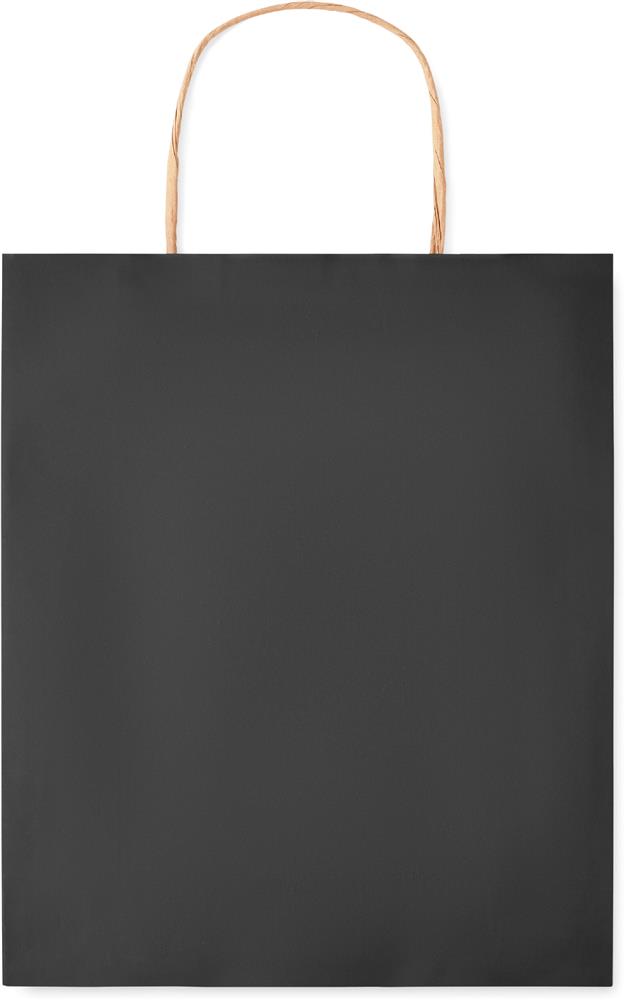 Petit sac papier recyclé 90 g/m² personnalisé PAPER TONE S, devant (étiquette numérique)