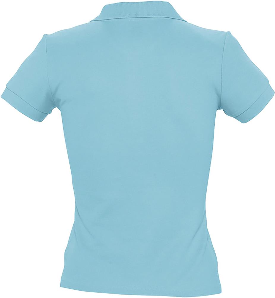 Polo femme piqué 210 g/m² personnalisé PEOPLE, dos