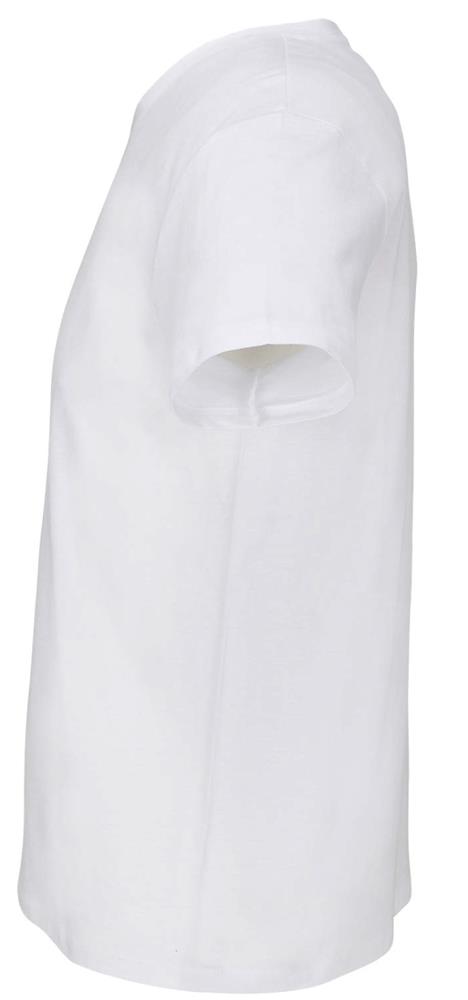 Tee-shirt col V coton personnalisé REGENT V, manche gauche
