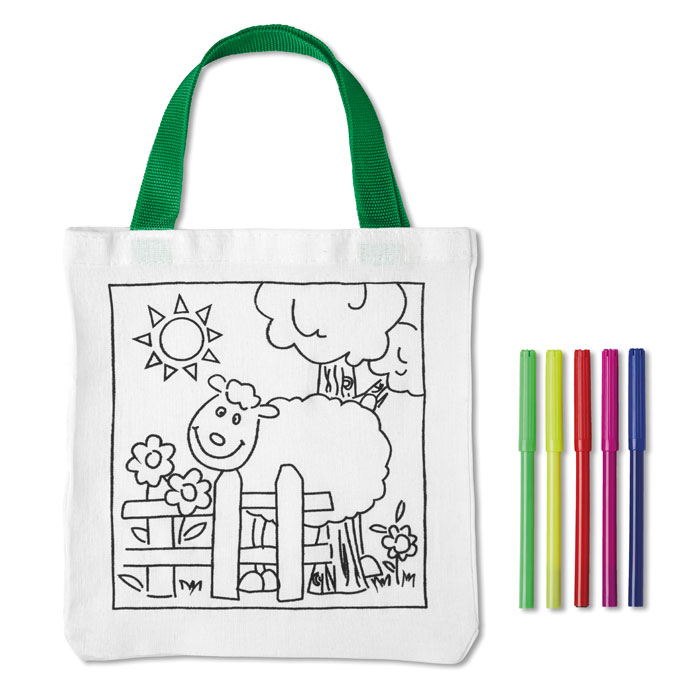 Sac coton 200 g/m² à colorier personnalisé MATEUSZ