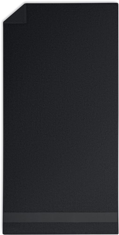 Serviette coton bio 140 x 70 cm personnalisée PERRY, bande milieu