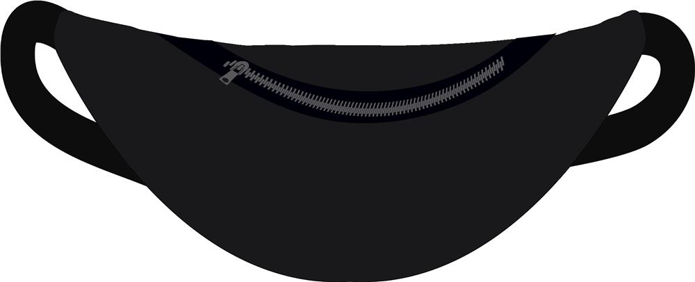 Sac banane polyester 210D personnalisé PARKBAG, devant