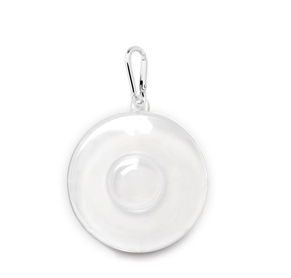 Gobelet pliable silicone personnalisé CUP PILL, couvercle (étiquette numérique)