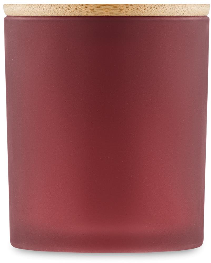 Bougie végétale 120 g verre dépoli personnalisée KEOPS SMALL, côté 1