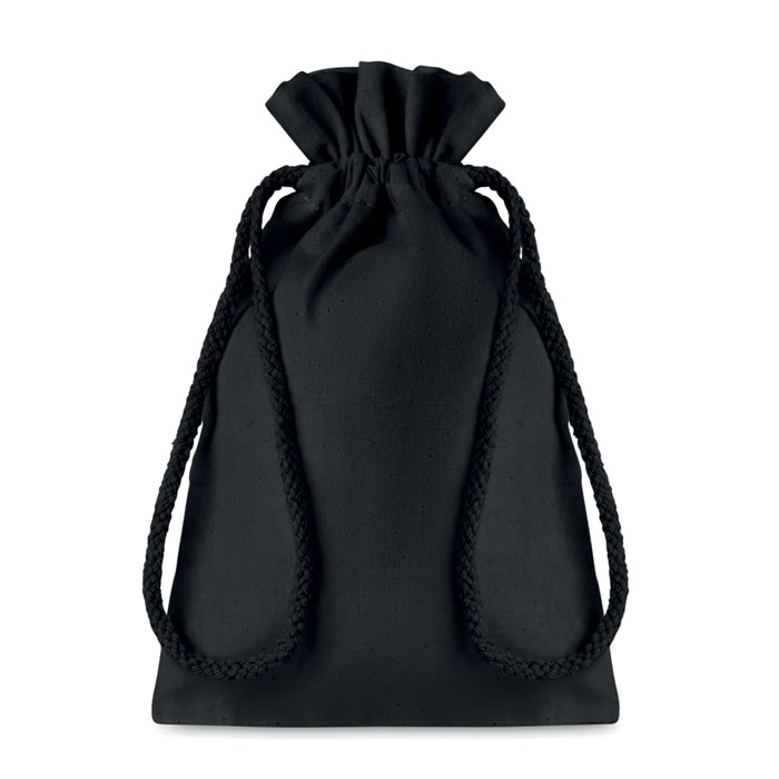 Petit sac en coton 105 g/m² noir personnalisé TASKE SMALL