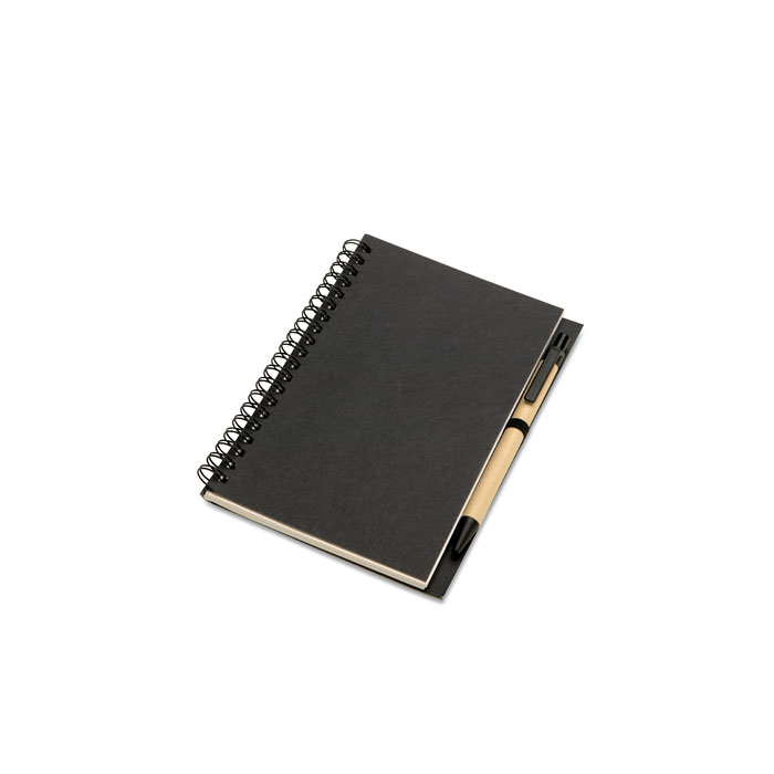 Carnet à spirale papier recyclé personnalisé BLOQUERO