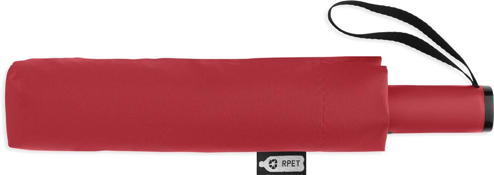 Parapluie pliant RPET 23 pouces personnalisé AGUMBE, pochette