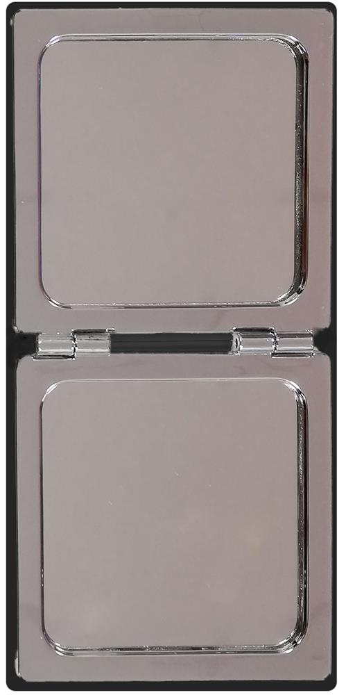 Miroir de poche carré magnétique personnalisé GLOW, miroir dessus
