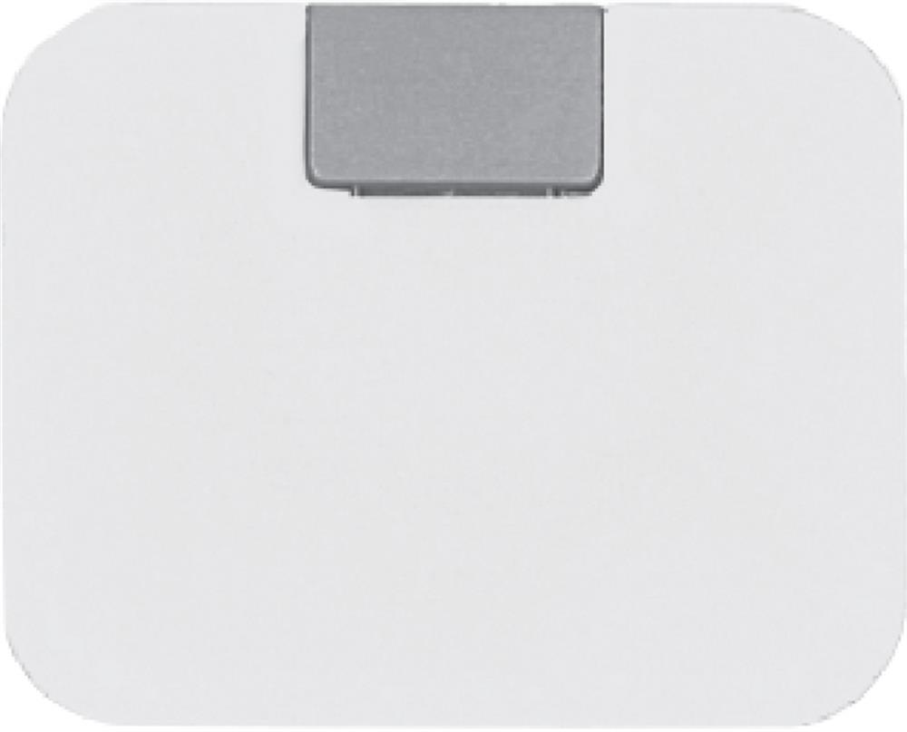 Hub USB 4 ports blanc personnalisé SQUARE, dessus