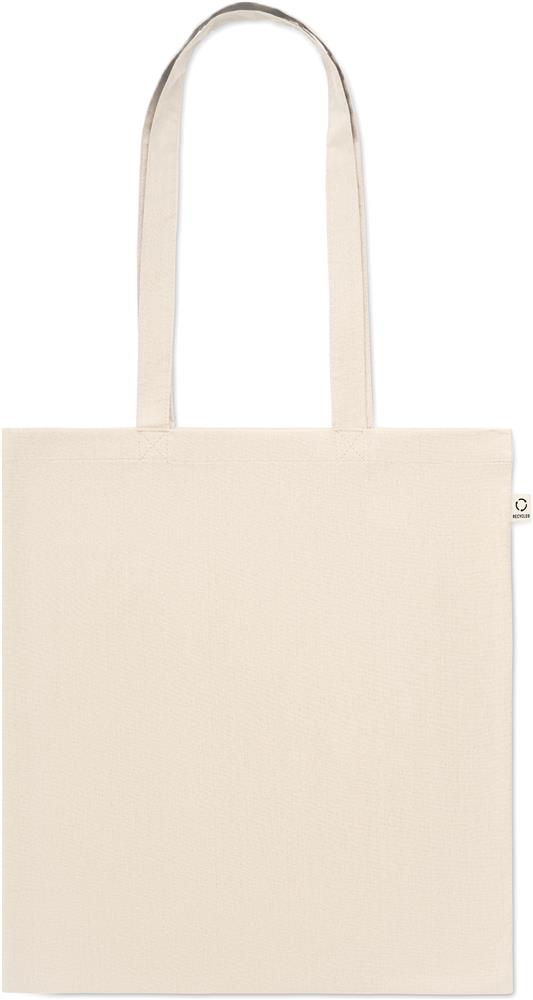 Tote bag coton recyclé 140 g/m² personnalisé VIVEKA, surface de marquage
