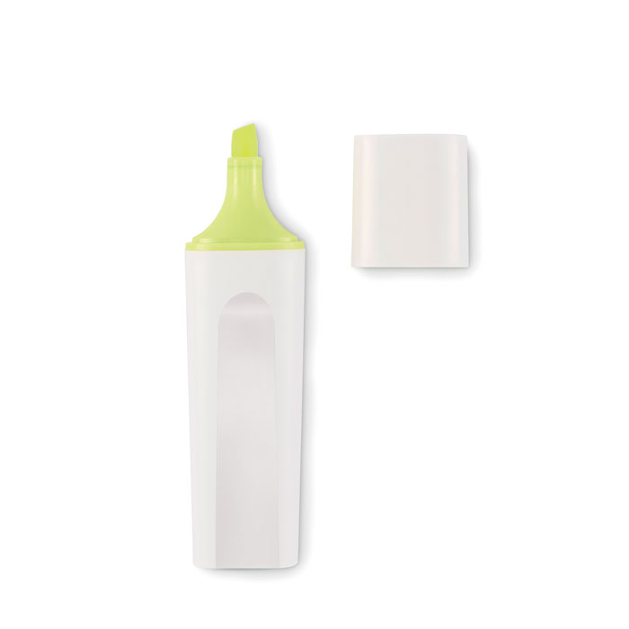 Surligneur RPET personnalisé LIT, Jaune Fluo