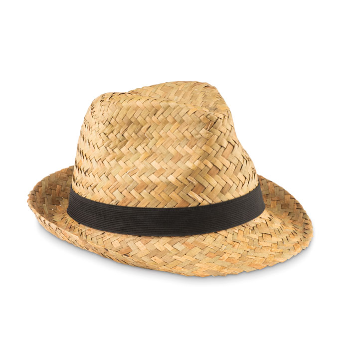 Chapeau paille naturelle personnalisé MONTEVIDEO