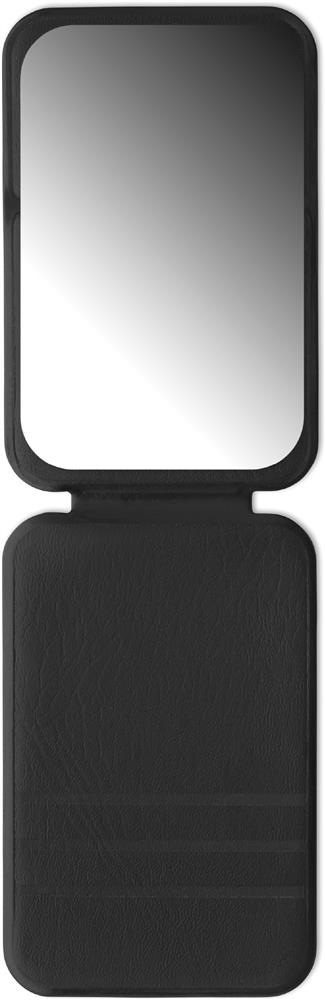 Miroir compact simili-cuir PU personnalisé ITSME, miroir