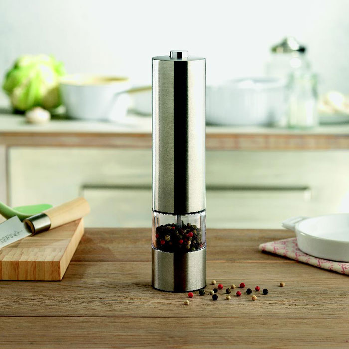 Moulin électrique inox personnalisé GIRO