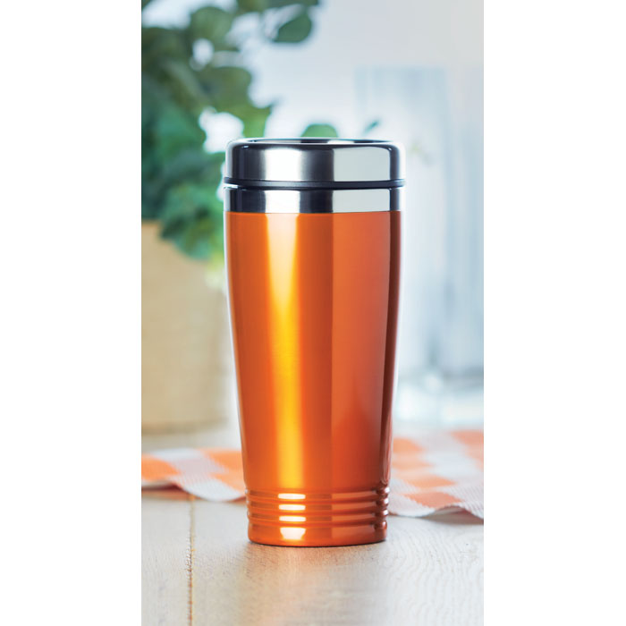 Tasse de voyage inox 400 ml personnalisée RODEO COLOUR