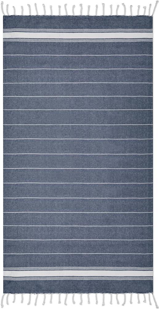 Drap de plage coton 180 g/m² personnalisé MALIBU, serviette centre (broderie)