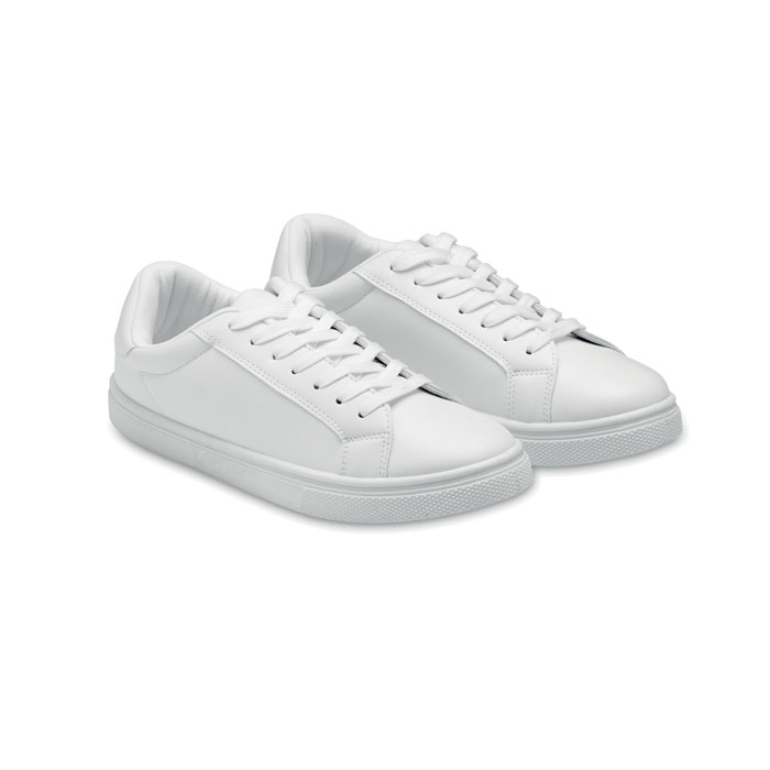Baskets PU blanches taille 38 personnalisées BLANCOS