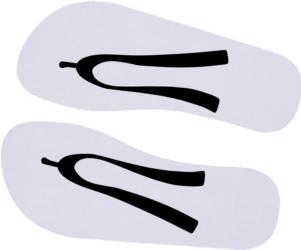 Tongs sublimées 44-46 personnalisées DO MEL, droite