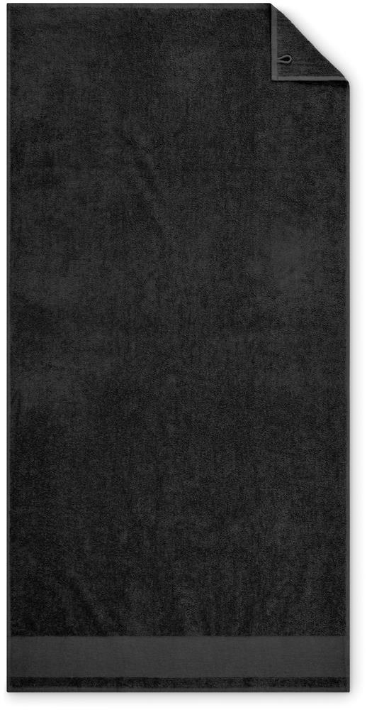 Serviette de bain coton 70x140 cm personnalisée ISLAND 70, bande gauche