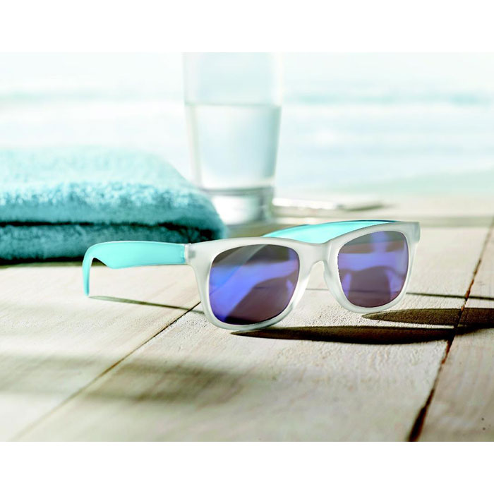 Lunettes de soleil miroir personnalisées AMERICA TOUCH