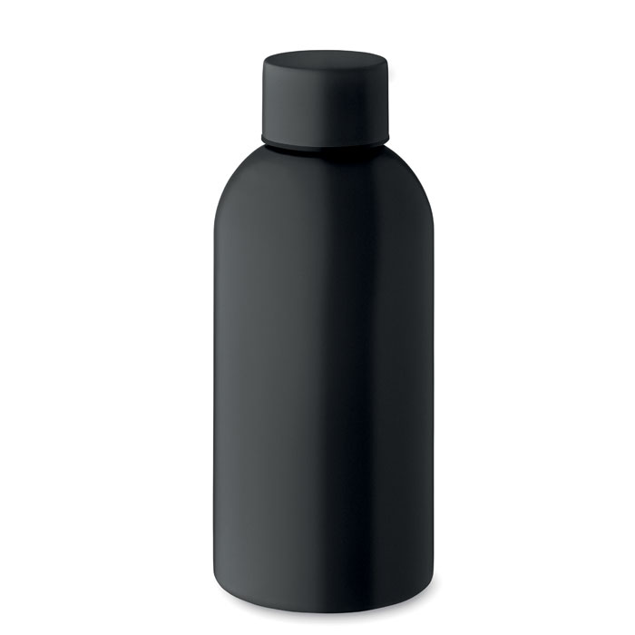 Bouteille inox recyclé 500 ml personnalisée ATHENA MID, Noir