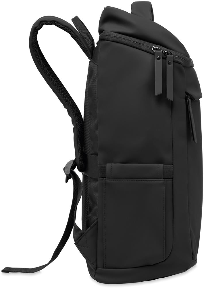 Sac à dos PU ordinateur 15'' personnalisé BOULDER, poche gauche