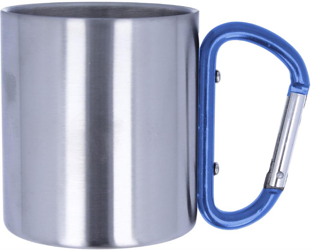 Mug inox double paroi 220 ml personnalisé TRUMBO, droite