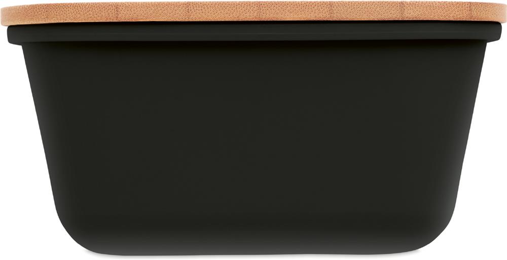 Lunch box couvercle bambou 1 L personnalisée THURSDAY, côté 3