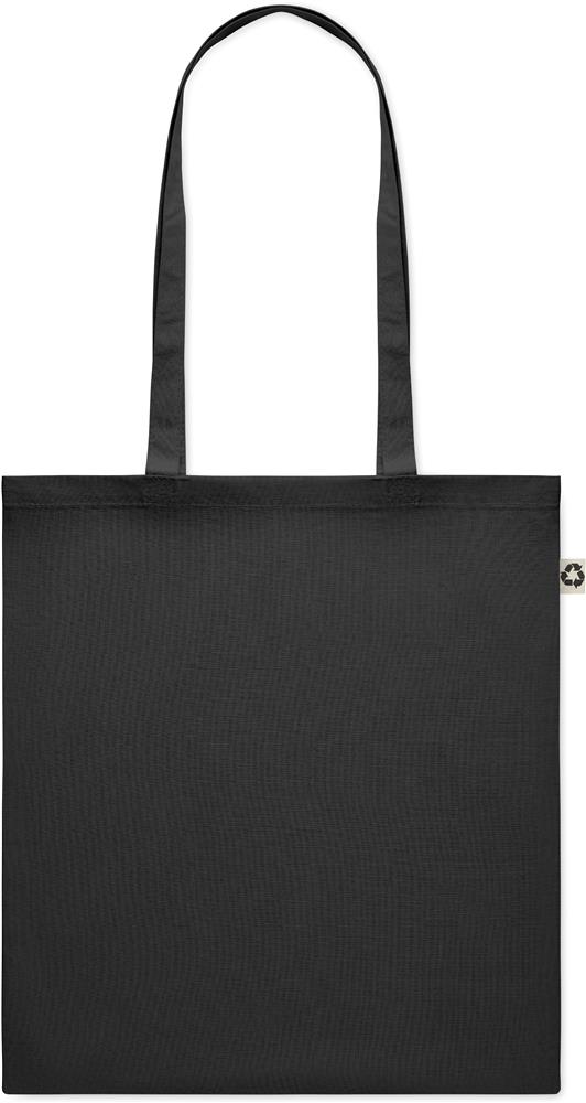 Tote bag coton recyclé 140 g/m² personnalisé ZOCO COLOUR, devant (sérigraphie)