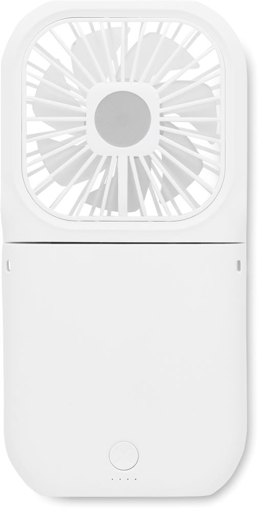 Ventilateur portable 3000 mAh personnalisé STANDFAN, éventail (tampographie)